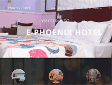 Tablet Screenshot of ephoenixhotel.com